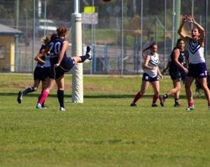 newcastle chiropractor kicks goals